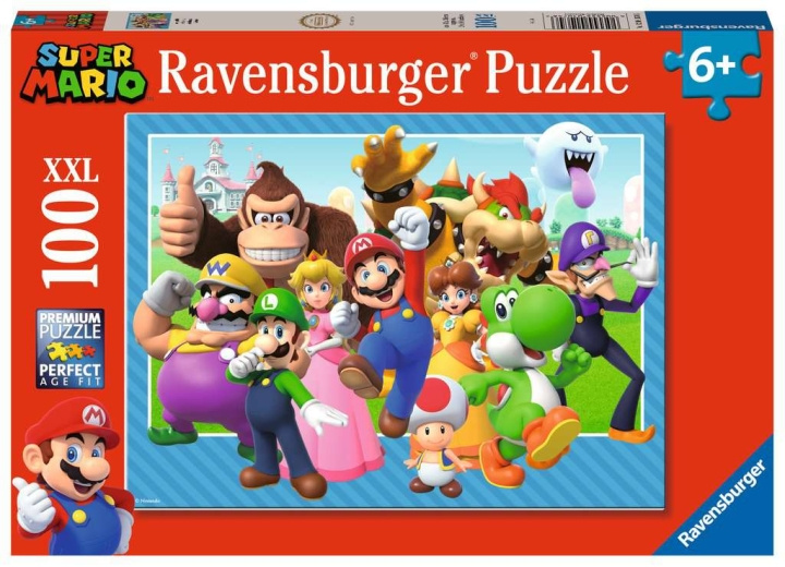 Ravensburger Super Mario 100p palapelit ryhmässä LELUT, TUOTTEET LAPSILLE JA VAUVOILLE / Leikkikalut, Askartelu &Pelit / Lasten palapeli @ TP E-commerce Nordic AB (C86808)