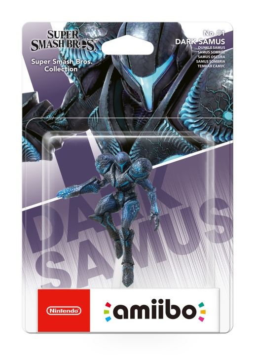 Amiibo Dark Samus (Super Smash Bros. Collection) ryhmässä KODINELEKTRONIIKKA / Pelikonsolit & Tarvikkeet / Nintendo Switch / Tarvikkeet @ TP E-commerce Nordic AB (C87469)