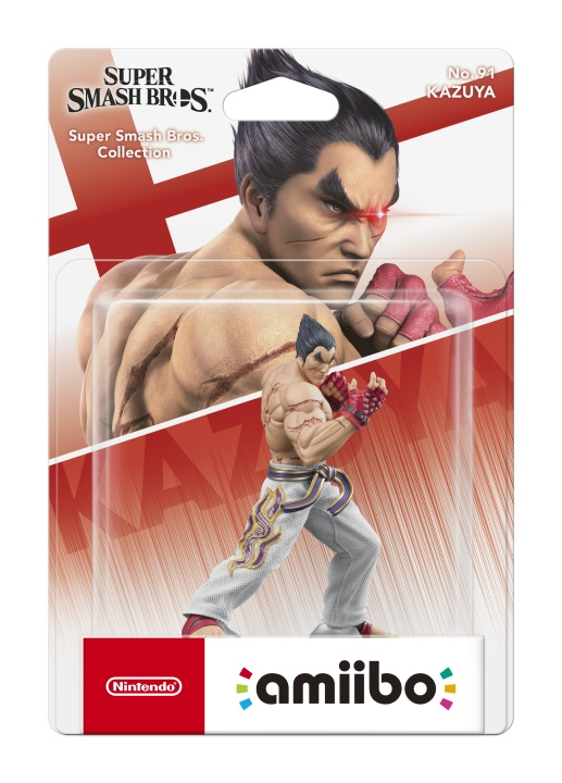 Amiibo Super Smash Bros. Collection - Kazuya Amiibo ryhmässä KODINELEKTRONIIKKA / Pelikonsolit & Tarvikkeet / Nintendo Switch / Tarvikkeet @ TP E-commerce Nordic AB (C87517)