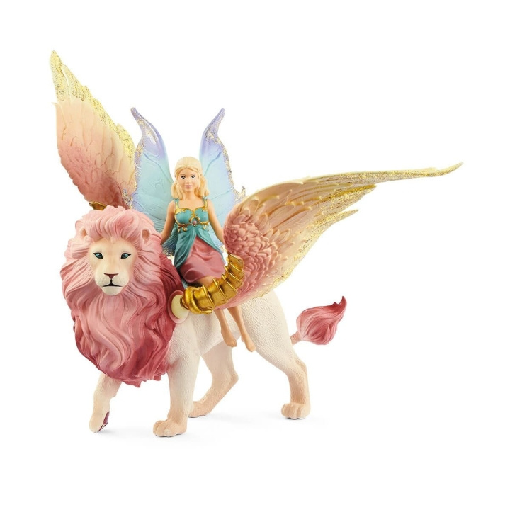 Schleich Bayala - Keiju lennossa siivekkään leijonan selässä (70714)
