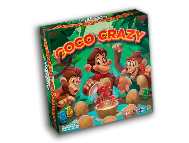 Board games Coco Crazy (pohjoismainen) ryhmässä LELUT, TUOTTEET LAPSILLE JA VAUVOILLE / Peli / Lautapelit @ TP E-commerce Nordic AB (C88487)