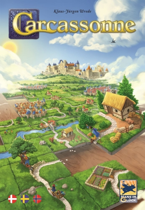 Carcassonne (Pohjoismainen) ryhmässä LELUT, TUOTTEET LAPSILLE JA VAUVOILLE / Peli / Lautapelit @ TP E-commerce Nordic AB (C88951)