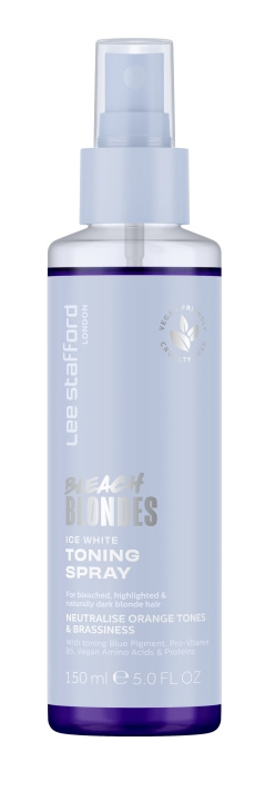 Lee Stafford Bleach Blondes Ice White Tone Correcting Conditioning Spray 150 ml ryhmässä KAUNEUS JA TERVEYS / Hiukset &Stailaus / Hiustenhoito / Hoitoainesuihke/Leave-in @ TP E-commerce Nordic AB (C89791)