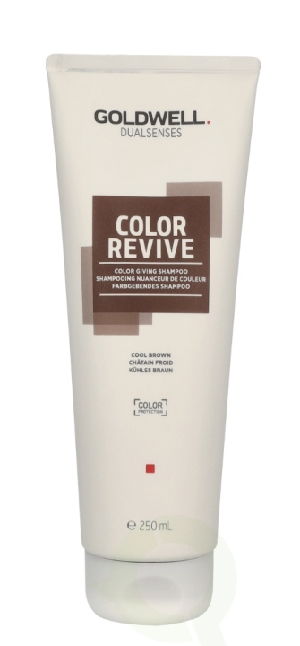 Goldwell Dualsenses Color Revive Color Giving Shampoo 250 ml Cool Brown ryhmässä KAUNEUS JA TERVEYS / Hiukset &Stailaus / Hiustenhoito / Shampoo @ TP E-commerce Nordic AB (C90817)