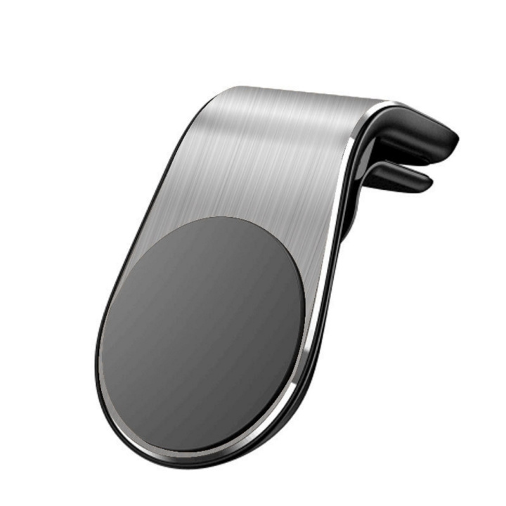 Maxlife MXCG-13 - Magneettinen autoteline tuuletusritilälle, hopea ryhmässä AUTO / Matkapuhelinteline / Matkapuhelinteline Älypuhelimille @ TP E-commerce Nordic AB (C91015)