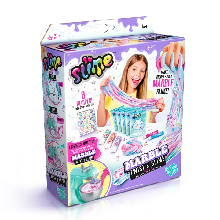 So Slime Marble Twist ja Slime -täydennysosat (2390) ryhmässä LELUT, TUOTTEET LAPSILLE JA VAUVOILLE / Leikkikalut, Askartelu &Pelit / Kokeilu ja tee-se-itse @ TP E-commerce Nordic AB (C91332)