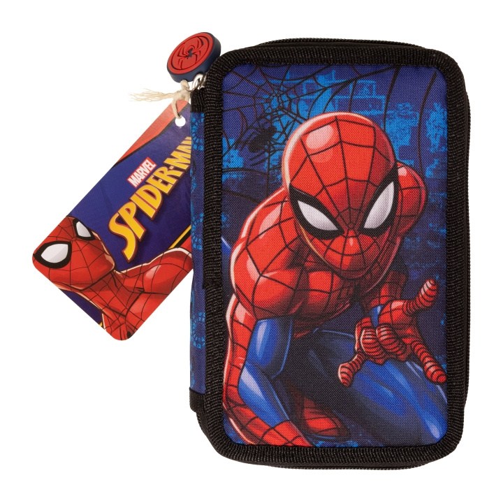 Spider-Man Kaksinkertainen kynäkotelo sisältöineen (017808516) ryhmässä LELUT, TUOTTEET LAPSILLE JA VAUVOILLE / Leikkikalut, Askartelu &Pelit / Penaali @ TP E-commerce Nordic AB (C91537)