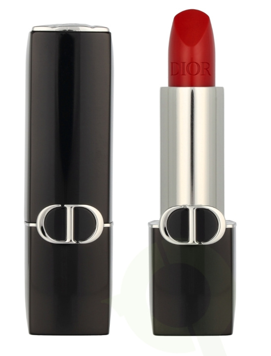 Dior Rouge Dior Satin Lipstick 3.5 g #080 Red Smile ryhmässä KAUNEUS JA TERVEYS / Meikit / Huulet / Huulipuna @ TP E-commerce Nordic AB (C92076)