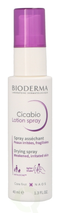 Bioderma Cicabio Lotion Spray 40 ml Weakened, Irritated Skin ryhmässä KAUNEUS JA TERVEYS / Ihonhoito / Kasvot / Päivävoide @ TP E-commerce Nordic AB (C92285)