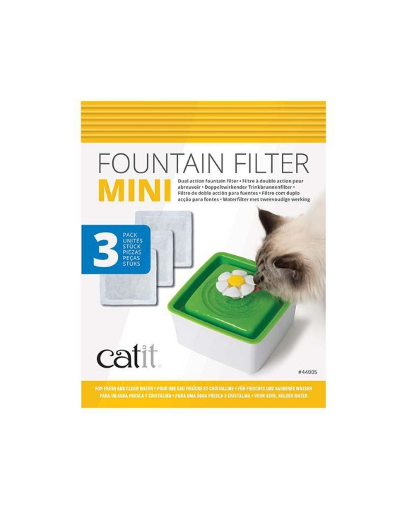 catit Veden pehmennys suodatin Kukka suihkulähde 1.5L 3kpl - (785.0364) ryhmässä KOTI, TALOUS JA PUUTARHA / Lemmikkitarvikkeet / Kissa @ TP E-commerce Nordic AB (C92738)