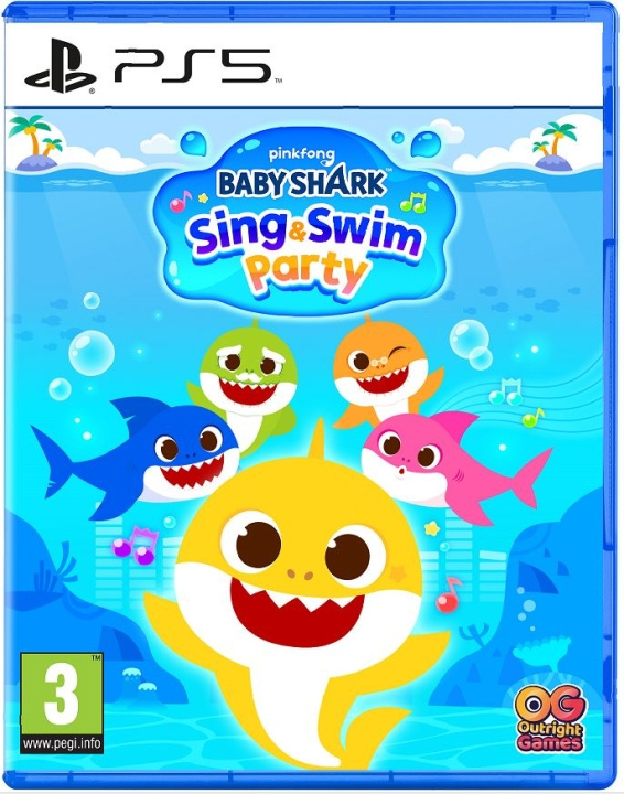 Outright Games Baby Shark: Hai: Sing & Swim Party ryhmässä KODINELEKTRONIIKKA / Pelikonsolit & Tarvikkeet / Sony PlayStation 5 / Peli @ TP E-commerce Nordic AB (C92918)