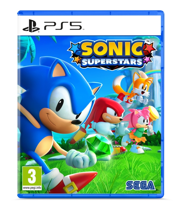 Sega Sonic Superstars ryhmässä KODINELEKTRONIIKKA / Pelikonsolit & Tarvikkeet / Sony PlayStation 5 / Peli @ TP E-commerce Nordic AB (C92920)