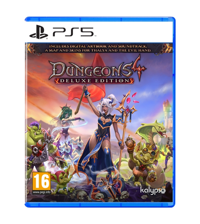 Kalypso Dungeons 4 (Deluxe Edition) ryhmässä KODINELEKTRONIIKKA / Pelikonsolit & Tarvikkeet / Sony PlayStation 5 / Peli @ TP E-commerce Nordic AB (C92948)