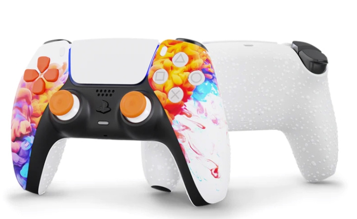 KING CONTROLLER King langaton ohjain Ps5 Color Splash 4:lle ryhmässä KODINELEKTRONIIKKA / Pelikonsolit & Tarvikkeet / Sony PlayStation 5 / Tarvikkeet @ TP E-commerce Nordic AB (C93104)