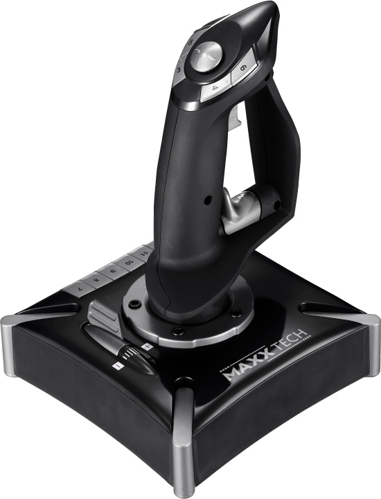 Maxx Tech Pro Flight Combo - PS4 / PC/ XBOX/ ryhmässä TIETOKOONET & TARVIKKEET / GAMING / Ohjauspyörät ja joystickit @ TP E-commerce Nordic AB (C93141)