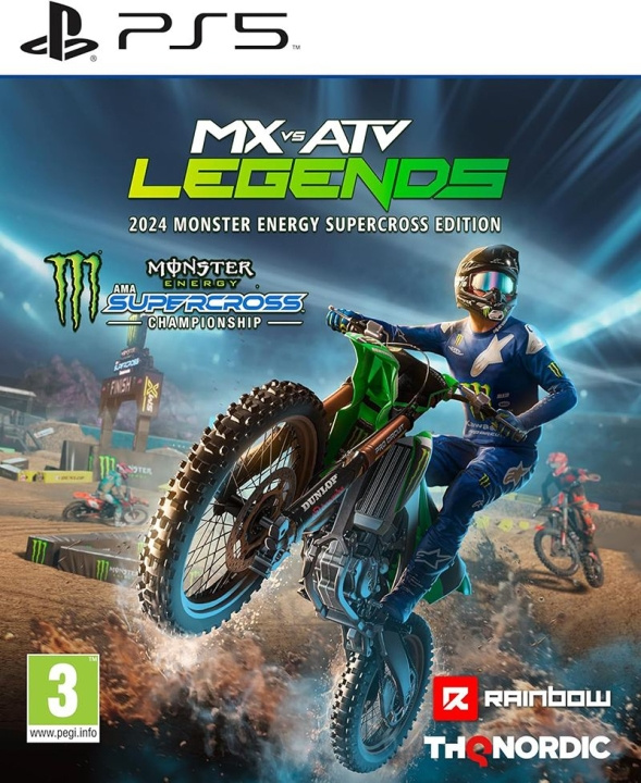 THQ MX vs ATV Legends - 2024 (Monster Energy Supercross Edition) ryhmässä KODINELEKTRONIIKKA / Pelikonsolit & Tarvikkeet / Sony PlayStation 5 / Peli @ TP E-commerce Nordic AB (C93157)