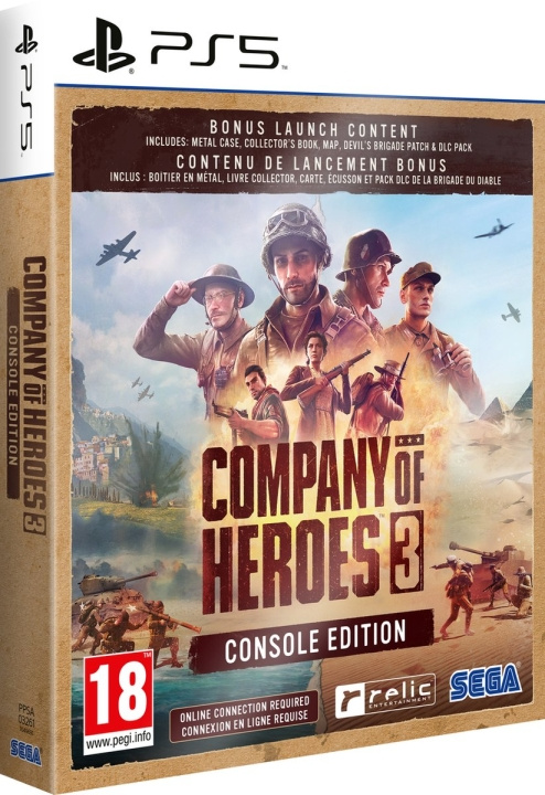 Sega Company of Heroes 3 (Steelbook Edition) ryhmässä KODINELEKTRONIIKKA / Pelikonsolit & Tarvikkeet / Sony PlayStation 5 / Peli @ TP E-commerce Nordic AB (C93180)