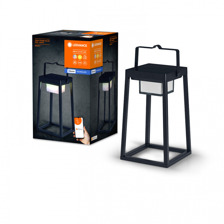 LEDVANCE SMART+ BT-pöytäteline Solar RGB + W ryhmässä KOTI, TALOUS JA PUUTARHA / Sähkö & Valaistus / Ulkovalaistus / Puutarhavalaistus @ TP E-commerce Nordic AB (C93235)