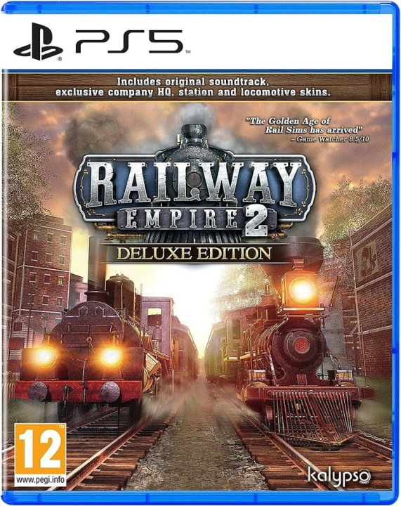 Kalypso Railway Empire 2 (Deluxe Edition) ryhmässä KODINELEKTRONIIKKA / Pelikonsolit & Tarvikkeet / Sony PlayStation 5 / Peli @ TP E-commerce Nordic AB (C93301)