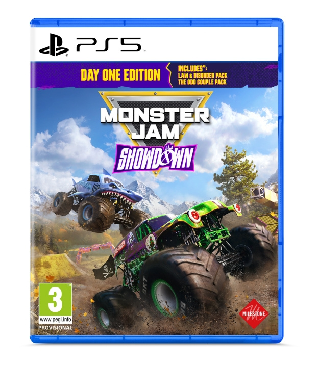 Milestone Monster Jam Showdown (Day 1 Edition) ryhmässä KODINELEKTRONIIKKA / Pelikonsolit & Tarvikkeet / Sony PlayStation 5 / Peli @ TP E-commerce Nordic AB (C93330)