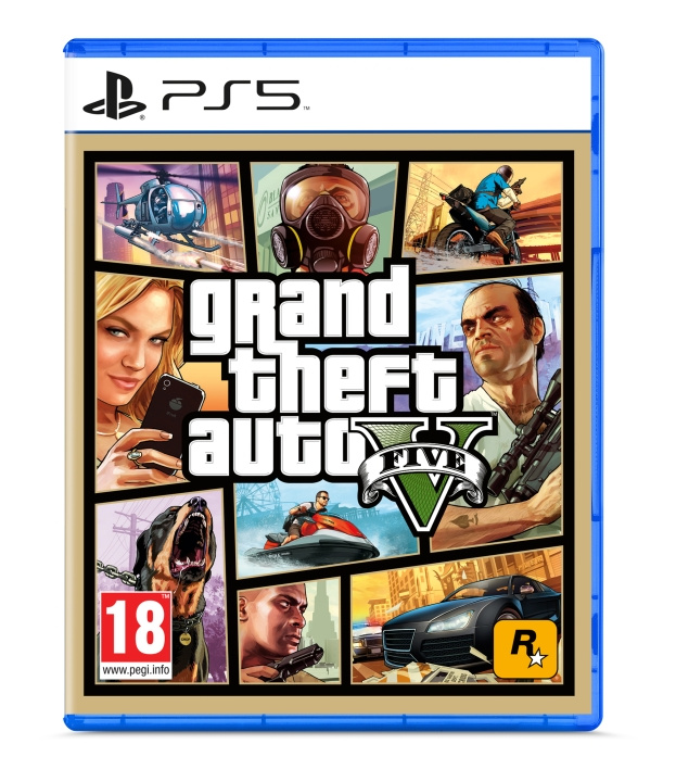 Rockstar Grand Theft Auto V (GTA 5) ryhmässä KODINELEKTRONIIKKA / Pelikonsolit & Tarvikkeet / Sony PlayStation 5 / Peli @ TP E-commerce Nordic AB (C93332)