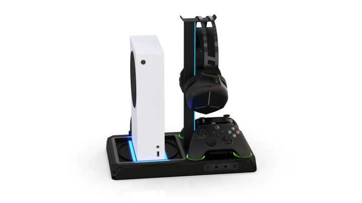 iMP TECH DLX & LED monitoiminen latausteline - Xbox ryhmässä KODINELEKTRONIIKKA / Pelikonsolit & Tarvikkeet / Xbox Series X / Tarvikkeet @ TP E-commerce Nordic AB (C93386)