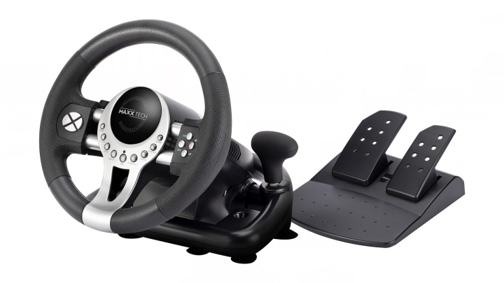 Maxx Tech Pro Racing Wheel Kit (PC, Switch, PS4, XBX) ryhmässä TIETOKOONET & TARVIKKEET / GAMING / Ohjauspyörät ja joystickit @ TP E-commerce Nordic AB (C93415)