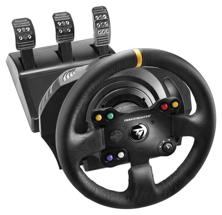 ThrustMaster TX Racing Wheel - nahkapainos ryhmässä TIETOKOONET & TARVIKKEET / GAMING / Ohjauspyörät ja joystickit @ TP E-commerce Nordic AB (C93565)