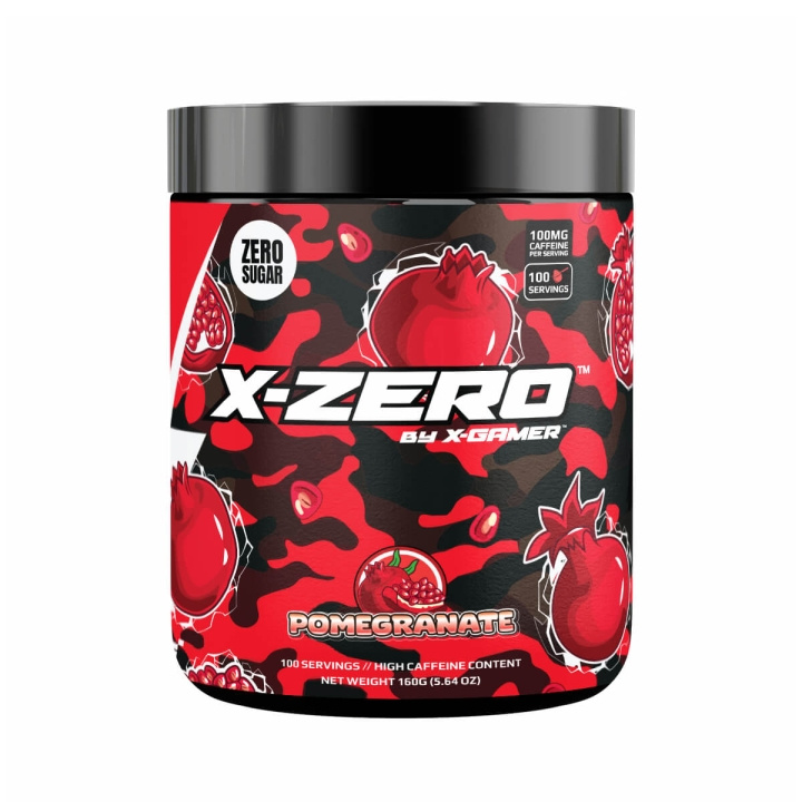 X-GAMER X-Zero 160 gram Pomegranate ryhmässä TIETOKOONET & TARVIKKEET / GAMING / Pelaajien energiajuomat @ TP E-commerce Nordic AB (C94711)