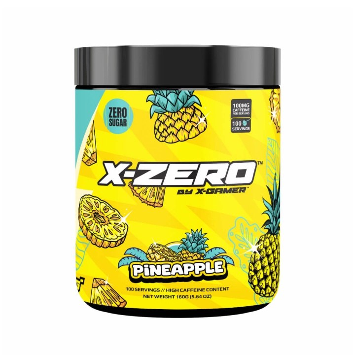 X-GAMER X-Zero 160 gram Pineapple ryhmässä TIETOKOONET & TARVIKKEET / GAMING / Pelaajien energiajuomat @ TP E-commerce Nordic AB (C94714)