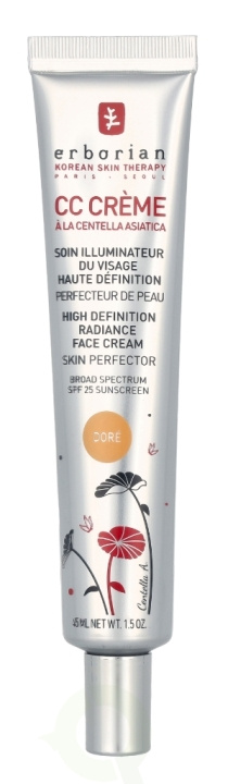 Erborian CC HD Radiance Face Cream SPF25 45 ml Dore ryhmässä KAUNEUS JA TERVEYS / Ihonhoito / Kasvot / Päivävoide @ TP E-commerce Nordic AB (C94906)