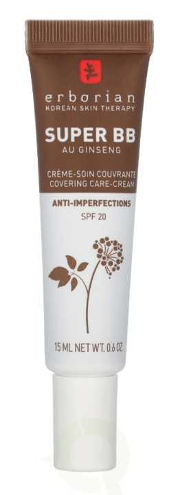 Erborian Super BB Covering Care-Cream SPF20 15 ml Chocolate ryhmässä KAUNEUS JA TERVEYS / Meikit / Meikit Kasvot / CC/BB Voiteet @ TP E-commerce Nordic AB (C94911)