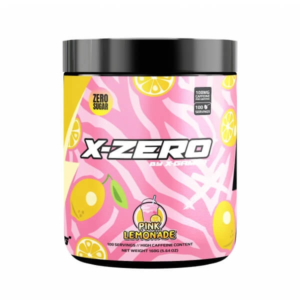 X-GAMER Energiajuomajauhe X-Zero 160 gram Pink Lemonade ryhmässä TIETOKOONET & TARVIKKEET / GAMING / Pelaajien energiajuomat @ TP E-commerce Nordic AB (C95413)