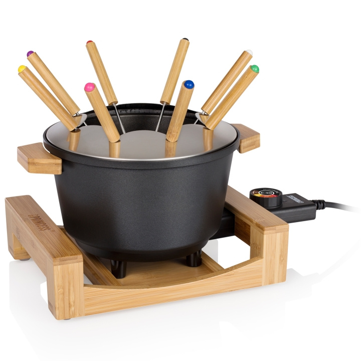 Princess Fondueset Pure Bamboo 173025 1,5l 8st pinnar ryhmässä KOTI, TALOUS JA PUUTARHA / Kodinkoneet / Fondue @ TP E-commerce Nordic AB (C95489)
