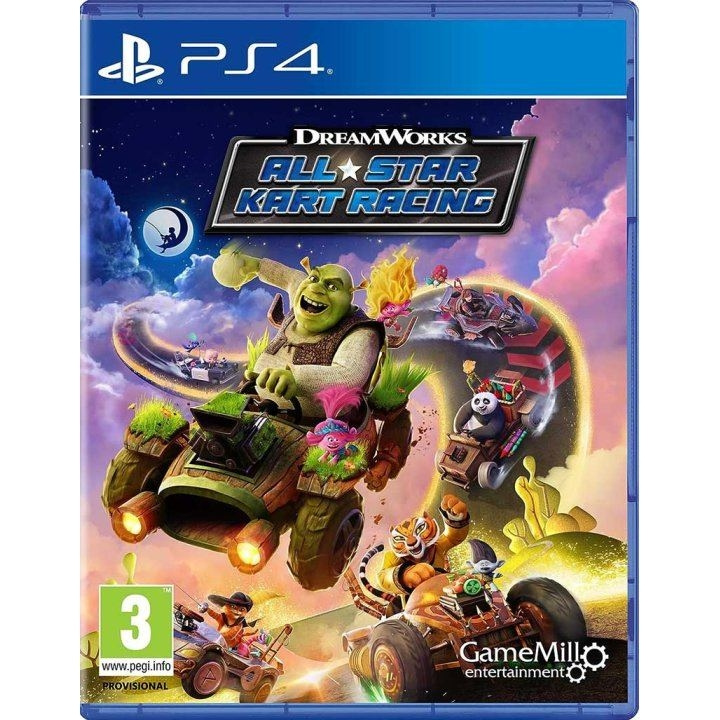 DreamWorks All-Star Kart Racing (PS4) ryhmässä KODINELEKTRONIIKKA / Pelikonsolit & Tarvikkeet / Sony PlayStation 4 / Peli @ TP E-commerce Nordic AB (C96379)