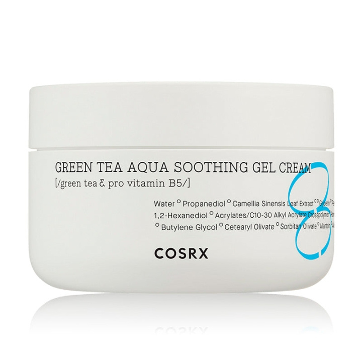 COSRX Hydrium Green Tea Aqua rauhoittava geelivoide 50 ml ryhmässä KAUNEUS JA TERVEYS / Ihonhoito / Kasvot / Päivävoide @ TP E-commerce Nordic AB (C96826)