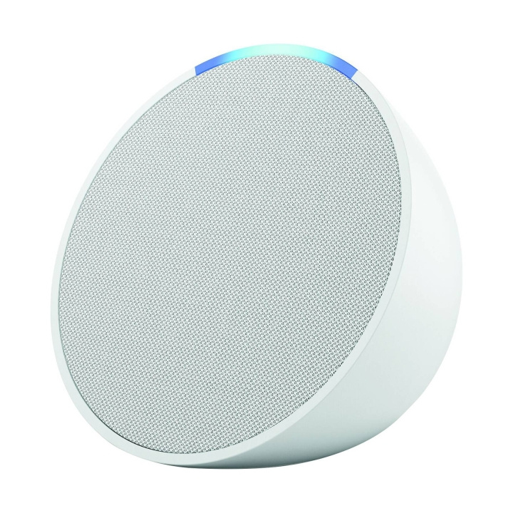 Amazon Echo Pop älykaiutin - valkoinen ryhmässä KODINELEKTRONIIKKA / Ääni & Kuva / Kaiuttimet & Tarvikkeet / Bluetooth-kaiutin / Kannettavat kaiuttimet @ TP E-commerce Nordic AB (C97091)