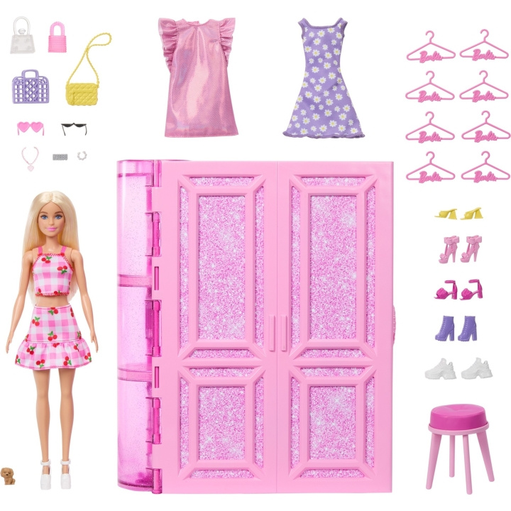 Barbie - Unelmien vaatekaappi 3.0 nuken kanssa (HXD58) ryhmässä LELUT, TUOTTEET LAPSILLE JA VAUVOILLE / Leikkikalut, Askartelu &Pelit / Nuket & Tarvikkeet @ TP E-commerce Nordic AB (C97134)