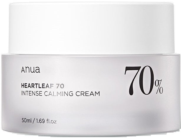 Anua Heartleaf 70% Intense Calming Cream 50 ml ryhmässä KAUNEUS JA TERVEYS / Ihonhoito / Kasvot / Päivävoide @ TP E-commerce Nordic AB (C97228)