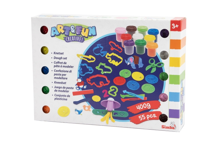 Art&Fun Mega Dough Pack (106324614) ryhmässä LELUT, TUOTTEET LAPSILLE JA VAUVOILLE / Leikkikalut, Askartelu &Pelit / Pelaa savea, leikkiä hiekkaa ja tarvikkeita @ TP E-commerce Nordic AB (C97497)