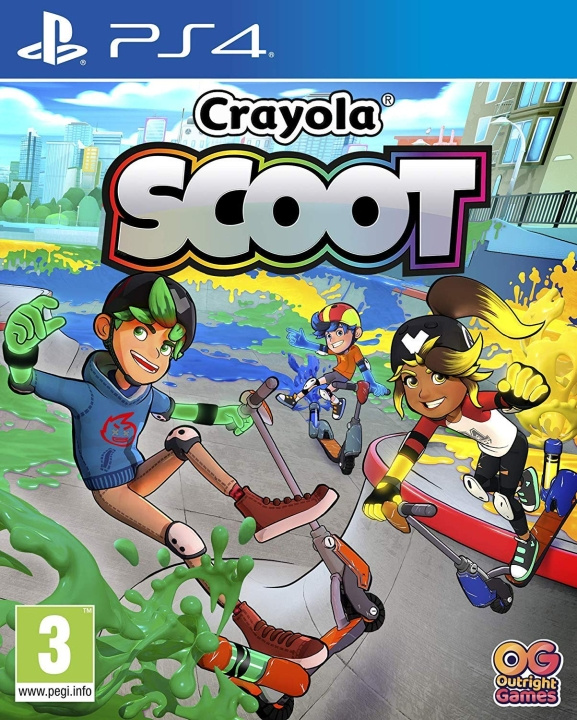 Outright Games Crayola Scoot ryhmässä KODINELEKTRONIIKKA / Pelikonsolit & Tarvikkeet / Sony PlayStation 4 / Peli @ TP E-commerce Nordic AB (C97791)