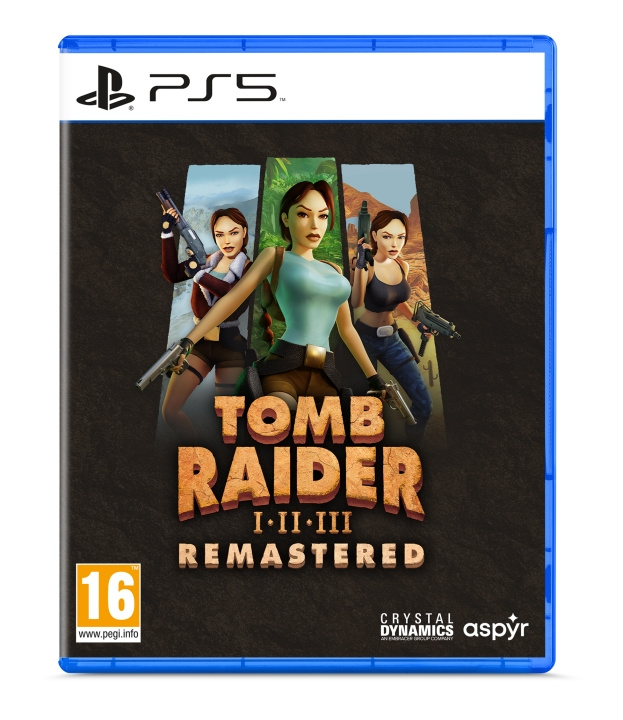 Tomb Raider I-III Remastered (PS5) ryhmässä KODINELEKTRONIIKKA / Pelikonsolit & Tarvikkeet / Sony PlayStation 5 / Peli @ TP E-commerce Nordic AB (C97997)