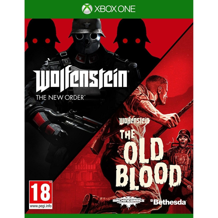 Bethesda Wolfenstein-tuplapaketti - The New Order ja The Old Blood (The Old Blood) ryhmässä KODINELEKTRONIIKKA / Pelikonsolit & Tarvikkeet / Xbox One / Peli @ TP E-commerce Nordic AB (C98302)