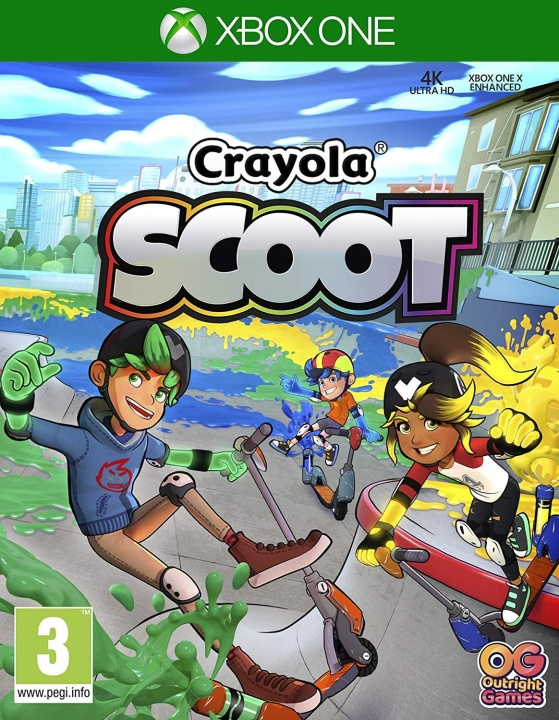 Outright Games Crayola Scoot ryhmässä KODINELEKTRONIIKKA / Pelikonsolit & Tarvikkeet / Xbox One / Peli @ TP E-commerce Nordic AB (C98323)