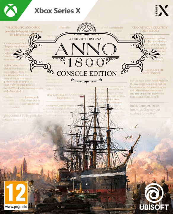 Ubisoft Anno 1800 ryhmässä KODINELEKTRONIIKKA / Pelikonsolit & Tarvikkeet / Xbox Series X / Peli @ TP E-commerce Nordic AB (C98673)