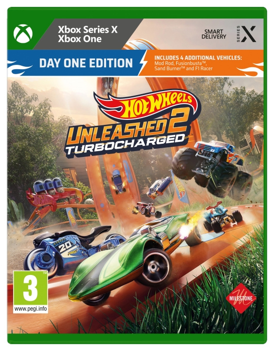 Milestone Hot Wheels Unleashed 2: Turbocharged (Day 1 Edition) ryhmässä KODINELEKTRONIIKKA / Pelikonsolit & Tarvikkeet / Xbox Series X / Peli @ TP E-commerce Nordic AB (C98713)