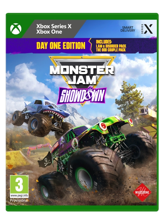 Milestone Monster Jam Showdown (päivä 1 Edition) ryhmässä KODINELEKTRONIIKKA / Pelikonsolit & Tarvikkeet / Xbox Series X / Peli @ TP E-commerce Nordic AB (C99262)
