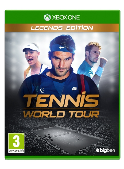 Bigben Tennis World Tour: Legends Edition ryhmässä KODINELEKTRONIIKKA / Pelikonsolit & Tarvikkeet / Xbox One / Peli @ TP E-commerce Nordic AB (C99275)