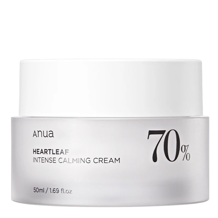 Anua Heartleaf 70% Intense Calming Cream 50ml ryhmässä KAUNEUS JA TERVEYS / Ihonhoito / Kasvot / Päivävoide @ TP E-commerce Nordic AB (C99601)