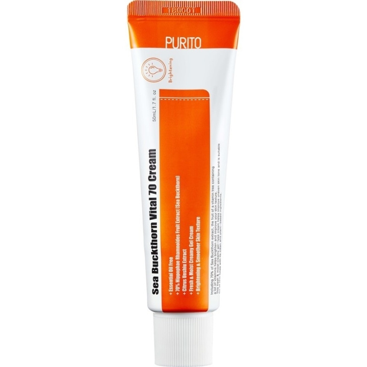 Purito Sea Buckthorn Vital 70 Cream 50ml ryhmässä KAUNEUS JA TERVEYS / Ihonhoito / Kasvot / Päivävoide @ TP E-commerce Nordic AB (C99616)